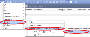 SmartUpdate Generate CPInfo