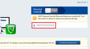 Netflix Not Working - BT Parental Controls - Disable Permanently