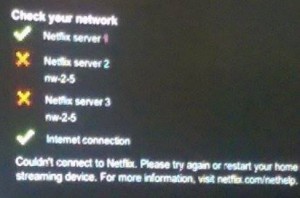 Netflix Not Working Error