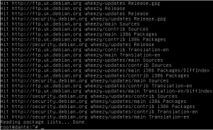 dante apt-get update