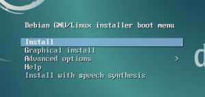 debian server install - 1