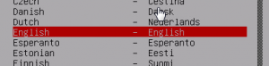 debian server install - 2